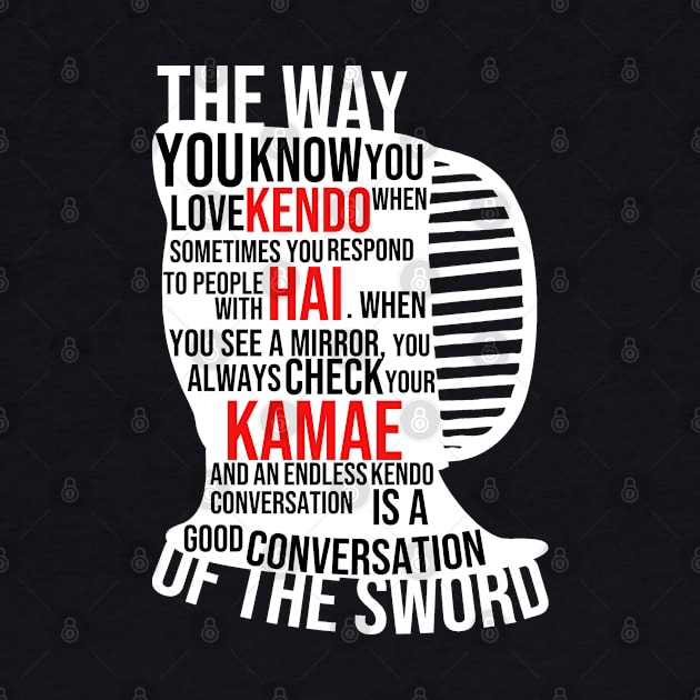 You know you LOVEKENDO TEE Black by KinshoTsuba